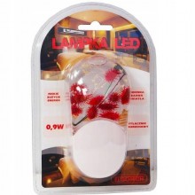 Lampka Nocna LED do Gniazdka Kontaktu Wtyczkowa LED z Czujnikiem Zmierzch
