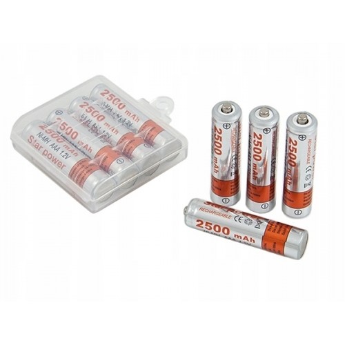 Akumulator niklowo-metalowo-wod (NiMH) Star Power AAA (R3) 2500 mAh 1 opak.