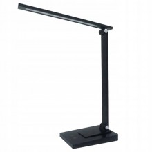 LAMPKA BIURKOWA LED REGULOWANA BIURKO SZKOLNA USB DOTYK 5 BARW BIELI ZD125A