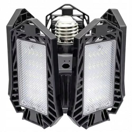 LAMPA WARSZTATOWA SUFITOWA 125 LED MOCNA SKŁADANA 8000LM 80W E27 230V ZD127