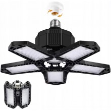 LAMPA WARSZTATOWA SUFITOWA 125 LED MOCNA SKŁADANA 8000LM 80W E27 230V ZD127
