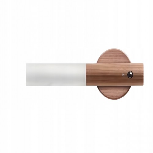 BEZPRZEWODOWA LAMPKA LED Z CZUJNIKIEM RUCHU USB BIAŁY CIEPŁY JASNE DREWNO