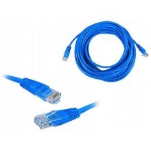 KABEL SIECIOWY LAN RJ45 SKTRĘTKA ETHERNET PATCHCORD UTP CAT 5E 10M