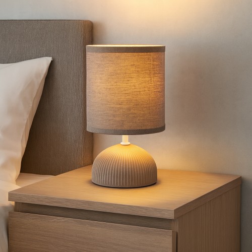LAMPKA STOŁOWA BIURKOWA ZEFIR PASMA E14 BROWN