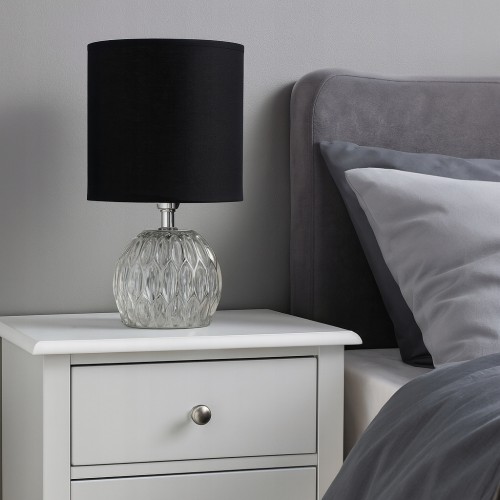 LAMPKA STOŁOWA BIURKOWA ZEFIR E14 BLACK 04724 IDEUS STRUHM