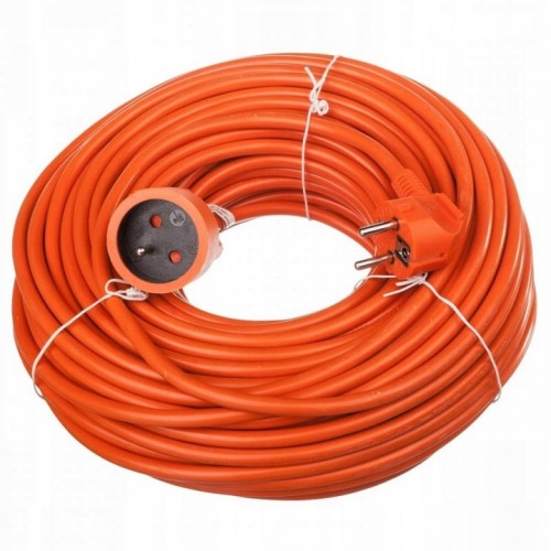 Przedłużacz ogrodowy 50m 3-żyłowy mocny kabel elektryczny do domu i ogrodu