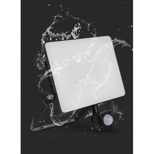 Naświetlacz LED Halogen Reflektor Zewnętrzny z Czujnikiem Ruchu 30W