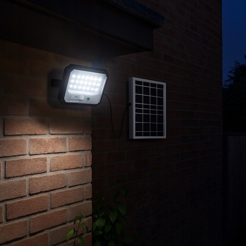 Lampa Solarna Halogen Naświetlacz z czujnikiem panel z przewodem 2,2m LED