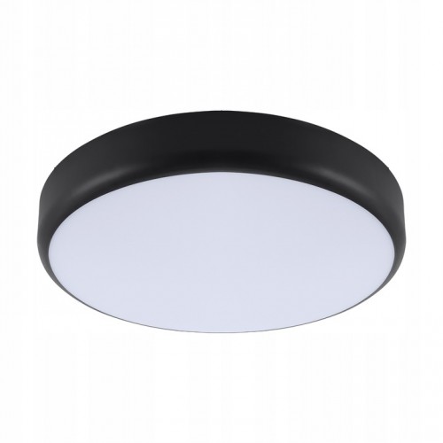 Lampa Sufitowa Plafon LED Hermetyczny z czujnikiem ruchu czarny