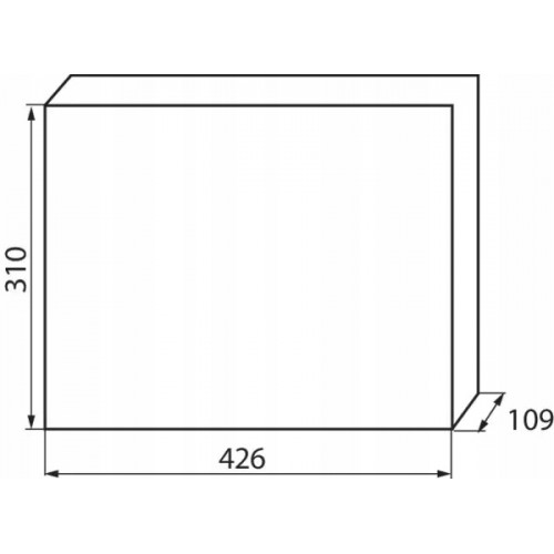 Rozdzielnica podtynkowa IDEAL Kanlux 2x18 400 V IP30 63 A 23621