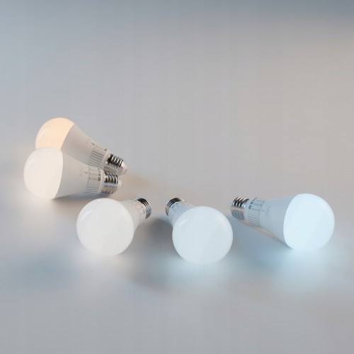 ŻARÓWKA LED zmienna barwa światła 2700-6500k E27 230V 10W 5CCT SPECTRUM