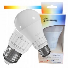 ŻARÓWKA LED zmienna barwa światła 2700-6500k E27 230V 10W 5CCT SPECTRUM