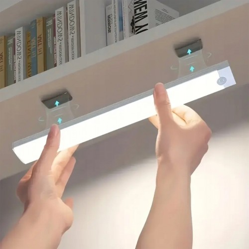 LAMPKA LED Z CZUJNIKIEM RUCHU I ZMIERZCHU ZIMNE ŚWIATŁO BEZPRZEWODOWA USB