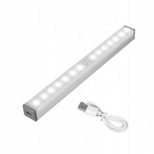 LAMPKA LED Z CZUJNIKIEM RUCHU I ZMIERZCHU ZIMNE ŚWIATŁO BEZPRZEWODOWA USB