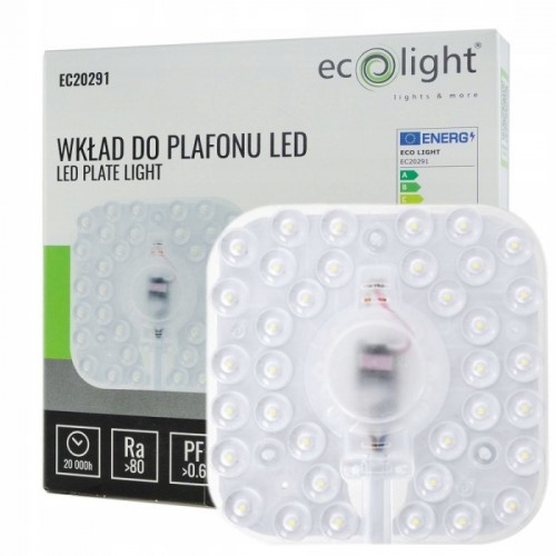 Wkład Do Plafonu Panelu Lampy Moduł LED Ecolight biały 1800lm 18W