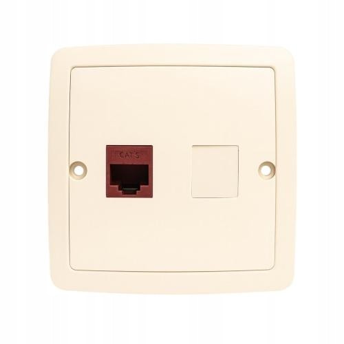 Gniazdo Komputerowe RJ45 Beżowe Kontakt-Simon Basic