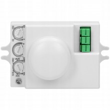 CZUJNIK RUCHU ZMIERZCHU MIKROFALOWY MINI CZUJKA DO LED 360° REGULOWANY ORNO