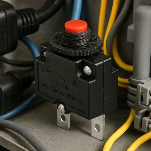 Przełącznik zabezpieczenie wyłącznik nadprądowy z funkcją reset 230V/10A
