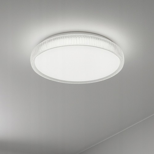 Lampa LED Plafon Sufitowy Oprawa Ryflowana Natynkowa Plafoniera 24W