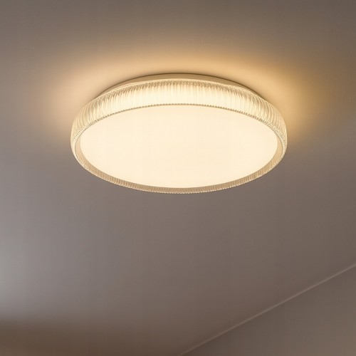 Lampa LED Plafon Sufitowy Oprawa Ryflowana Natynkowa Plafoniera 24W