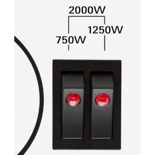 Grzejnik Elektryczny Konwektorowy Energooszczędny Farelka 2000 W