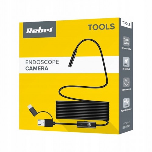 Kamera inspekcyjna do telefonu Rebel 720p IP67 2m 67° USB USB-C Micro USB