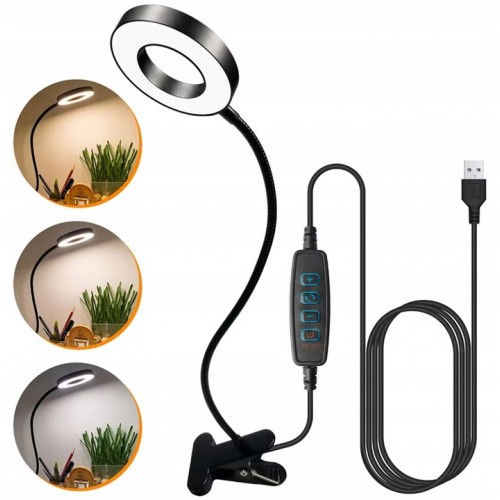 LAMPA PIERŚCIENIOWA LED RING STATYW SELFIE 3 BARWY BIELI TRIPOD SESJA ZD67F