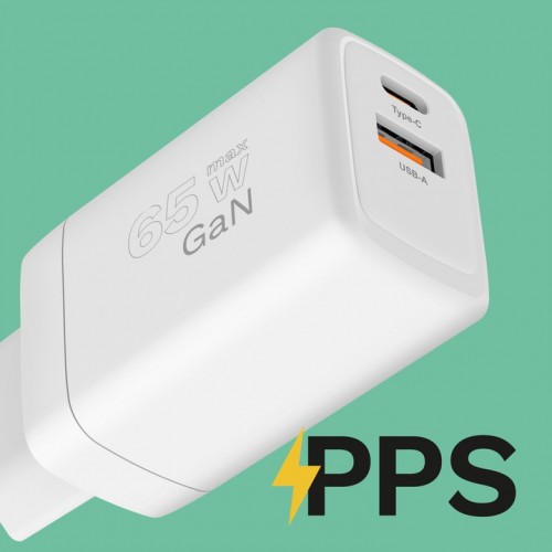 Szybka ładowarka sieciowa kostka adapter 65 W Quick Charge Kruger&Matz