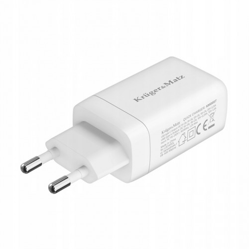Szybka ładowarka sieciowa kostka adapter 65 W Quick Charge Kruger&Matz