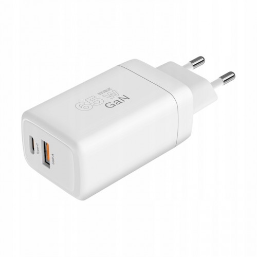 Szybka ładowarka sieciowa kostka adapter 65 W Quick Charge Kruger&Matz