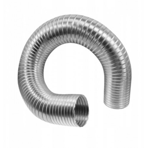 RURA ALUMINIOWA WENTYLACYJNA DO OKAPU KANAŁOWA GIĘTKA 200mm 3m
