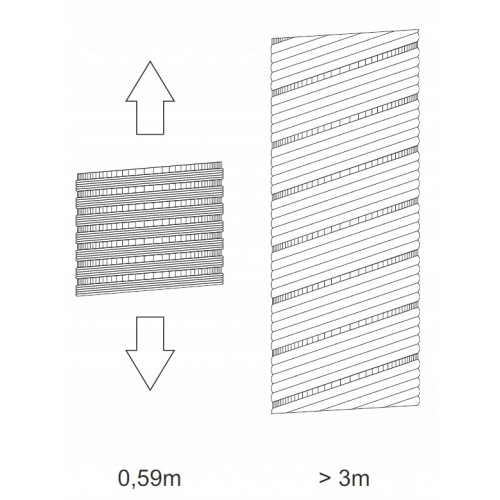 RURA ALUMINIOWA WENTYLACYJNA DO OKAPU KANAŁOWA GIĘTKA 200mm 3m