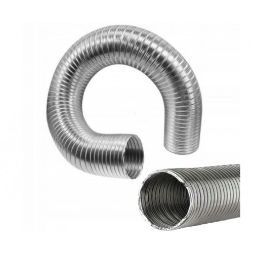 RURA ALUMINIOWA WENTYLACYJNA DO OKAPU KANAŁOWA GIĘTKA 200mm 3m