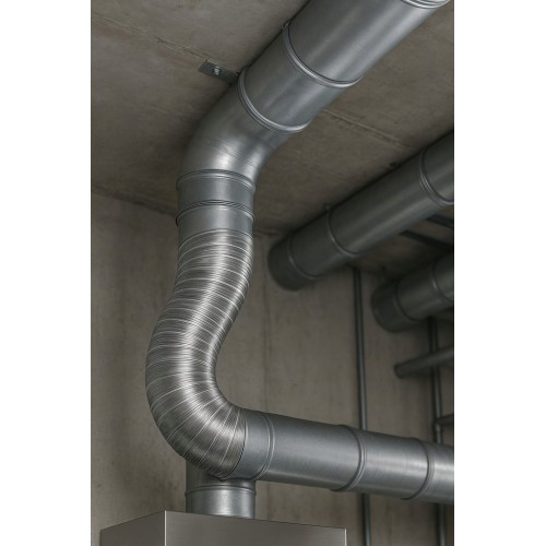 RURA ALUMINIOWA WENTYLACYJNA KANAŁOWA GIĘTKA Fi160mm 3m 03-015