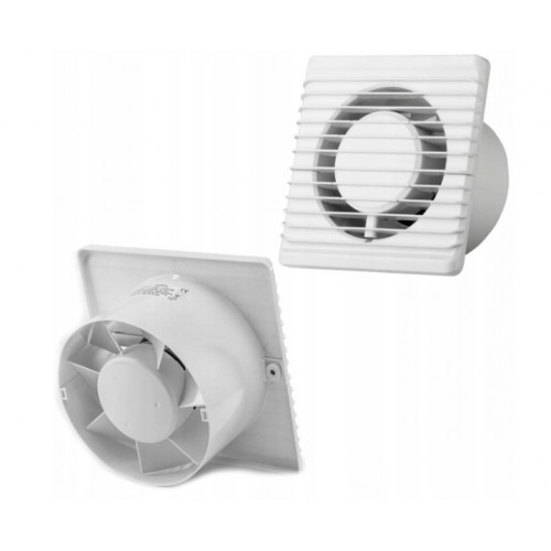 Wentylator łazienkowy ścienny domowy cichy wyłącznik czasowy 125mm TS