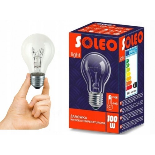 Żarówka wysokotemperaturowa soleo 60W A55 E27 230V