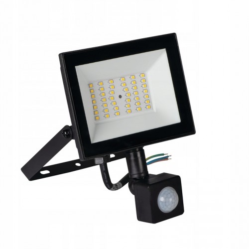 Halogen LED Lampa Reflektor Naświetlacz LED z czujnikiem ruchu 2650lm