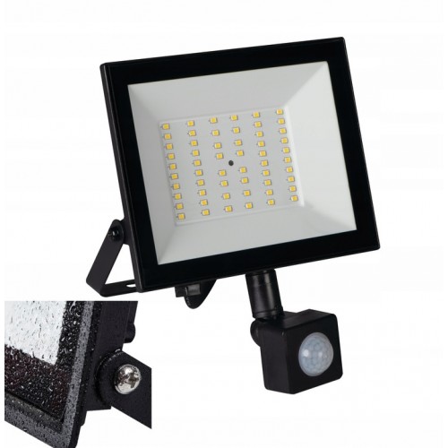 Reflektor LED naświetlacz halogen LED Lampa LED czujnik ruchu 50W 4500lm