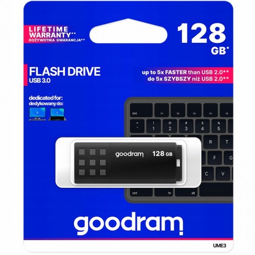 Pendrive przenośna pamięć USB GOODRAM UME3 128 GB USB 3.0 czarny