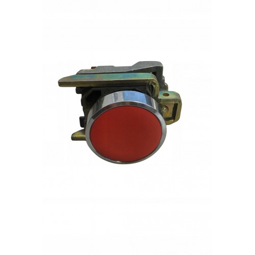 Przycisk smopowrotny czerwony +element mocujący+ styk