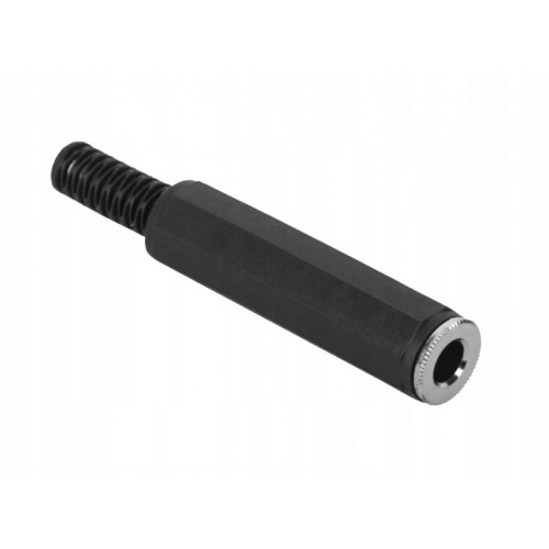Gniazdo wtyk jack 6,3 mm stereo na kabel lutowany 1szt