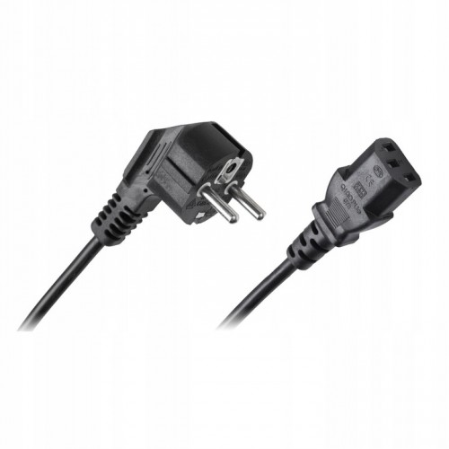 Kabel zasilający sieciowy do komputera monitora czarny 2m KPO2772-2