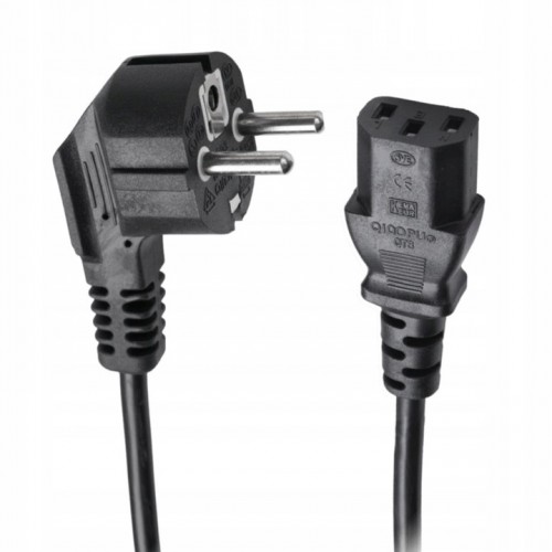 Kabel zasilający sieciowy do komputera monitora czarny 2m KPO2772-2