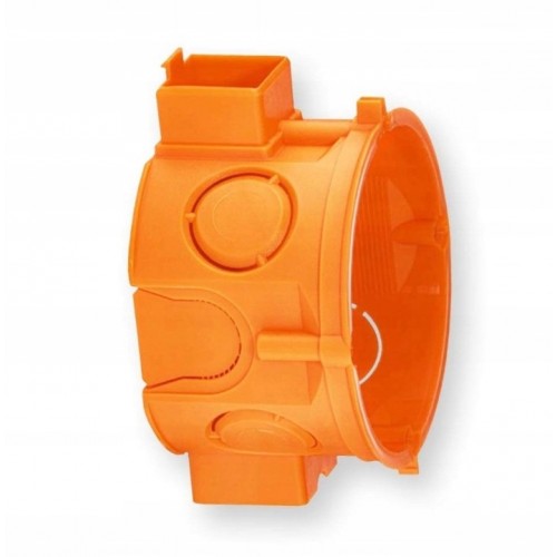 Puszka elektryczna podtynkowa płytka łączeniowa szeregowa  60 mm z wkrętami