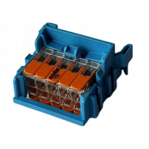 Adapter montażowy do złączek 10-przewodowych 4 mm2 221-549/002-006