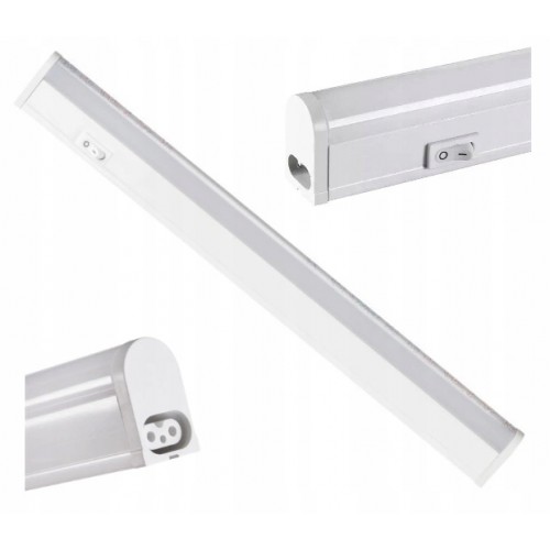 Lampa LED oprawa meblowa podszafkowa liniowa LED 10W biały neutralny