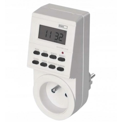 Cyfrowy programator czasowy zegar sterujący 3680W 230V 16A TS-EF1