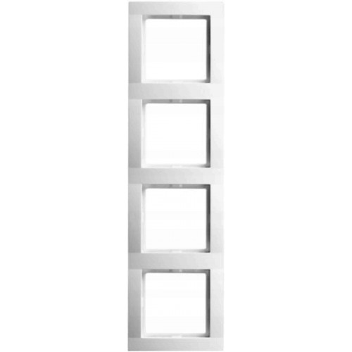 Ramka poczwórna biała Hager Polo Fiorena 034491