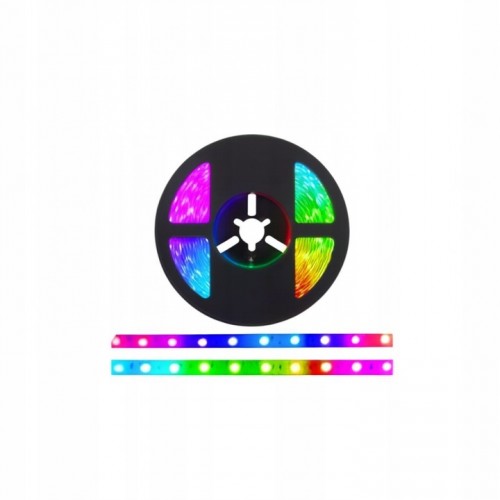 Taśma LED 60 LED/m 12V 14,4W/m SMD 5050, 300 LED RGB wodoodporna 5m