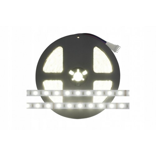 Taśma LED Rolka Pasek Ledowy 5050 SMD RGB+barwa neutralna biała 300 LED 5m